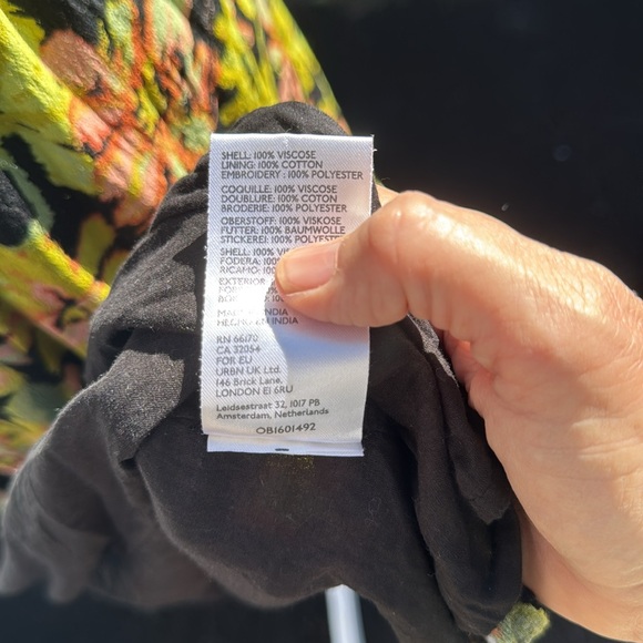 Free people Pippa Floral lace Midi  Dress M - Picture 14 of 14